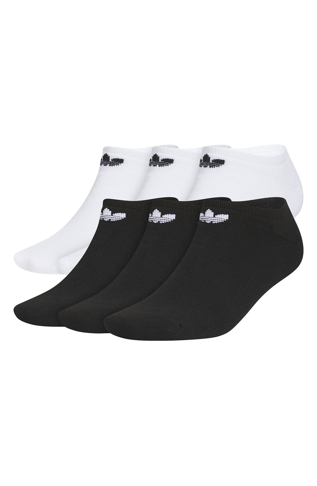 adidas 6-Pack Assorted Original Trefoil Low Cut Socks
