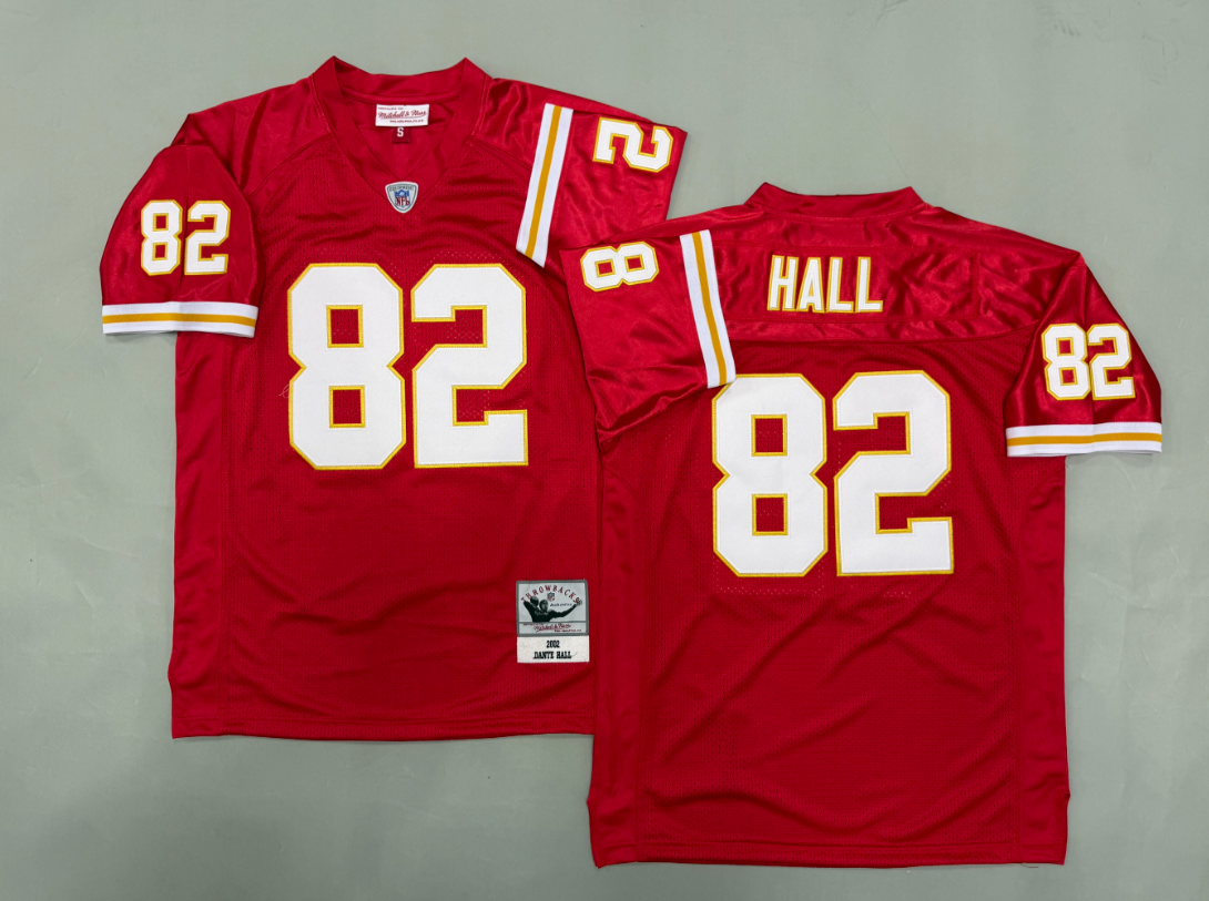 Dante Hall Kansas City Chiefs Authentic Throwback Retired Player Jersey -Red
