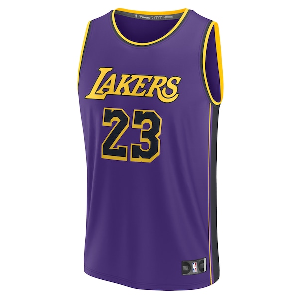 LeBron James Los Angeles Lakers  Youth Fast Break Replica Player Jersey - Statement Edition - Purple
