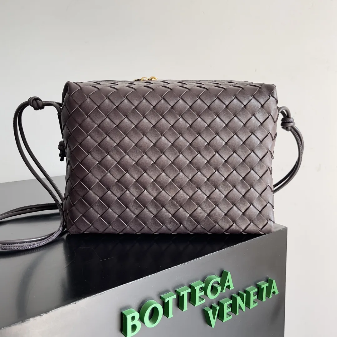 Bottega Veneta Intrecciato Woven Leather Crossbody Bag product photo from LabelPicks