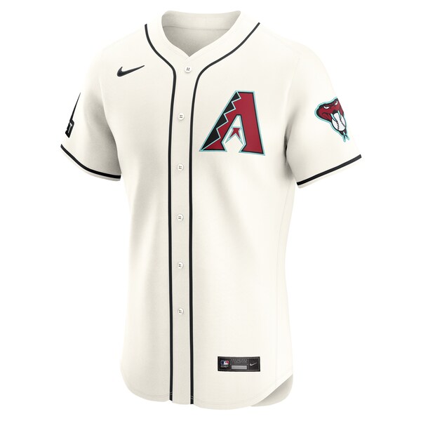 Arizona Diamondbacks Nike Home Elite Custom Patch Jersey - White
