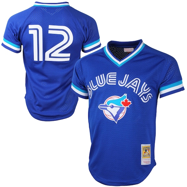 Roberto Alomar Toronto Blue Jays Cooperstown Collection Mesh Batting Practice Jersey - Royal Blue