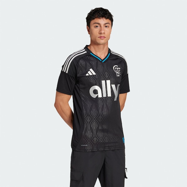 Charlotte FC adidas 2025 Fortress Kit Replica Jersey - Black