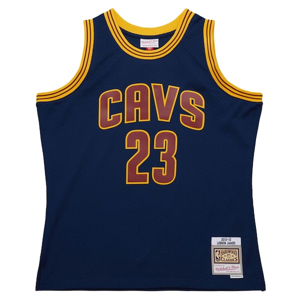LeBron James Cleveland Cavaliers  2015/16 Hardwood Classics Swingman Jersey - Navy