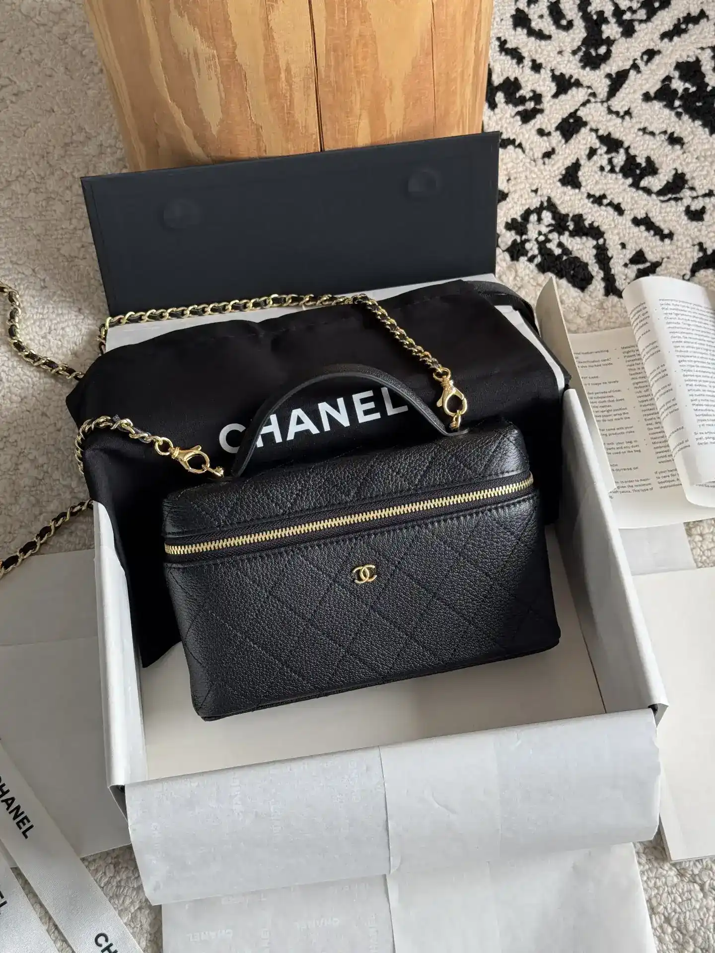 Chanel Lambskin Top Handle Bag product photo from LabelPicks