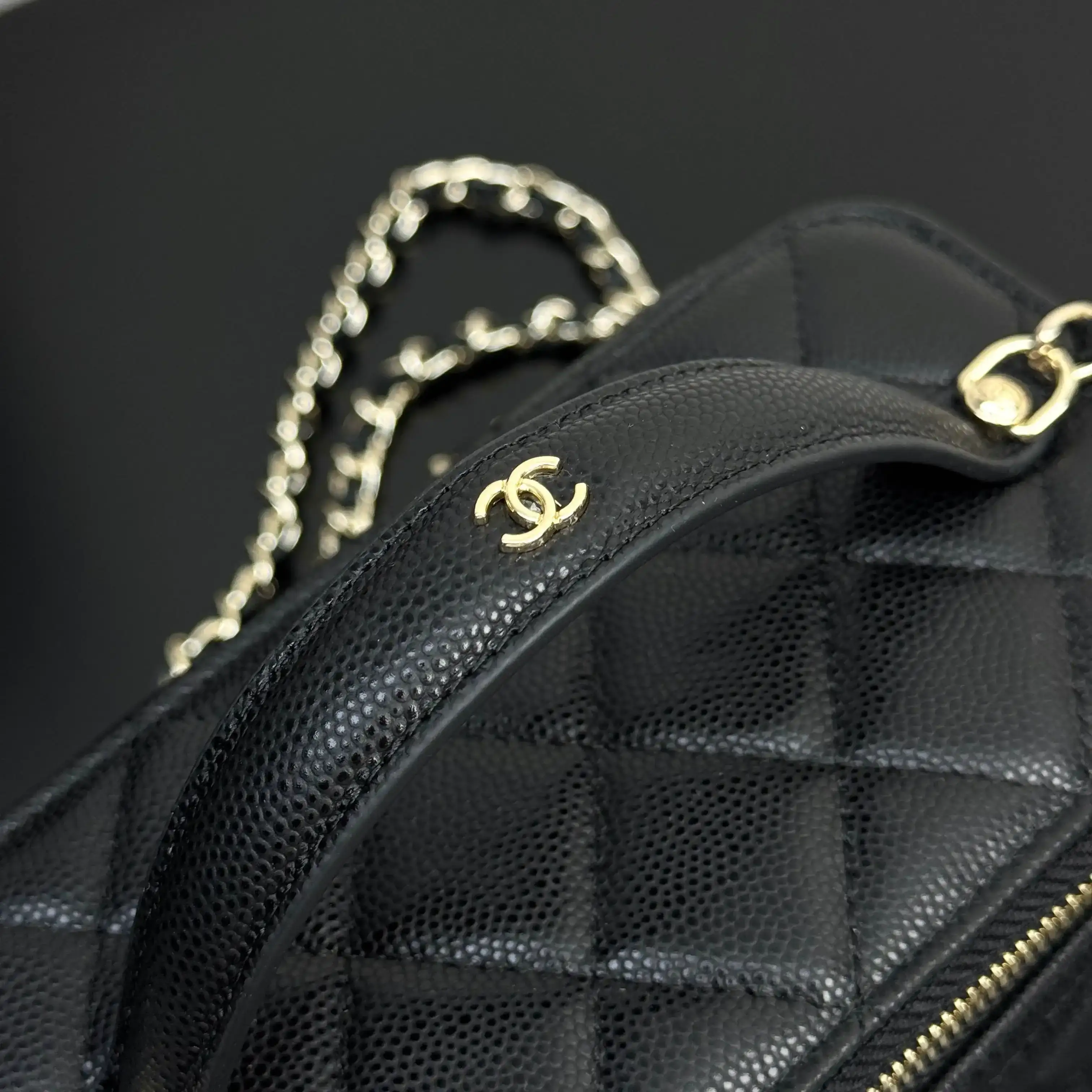 Chanel Black Calfskin Top Handle Bag product photo from LabelPicks