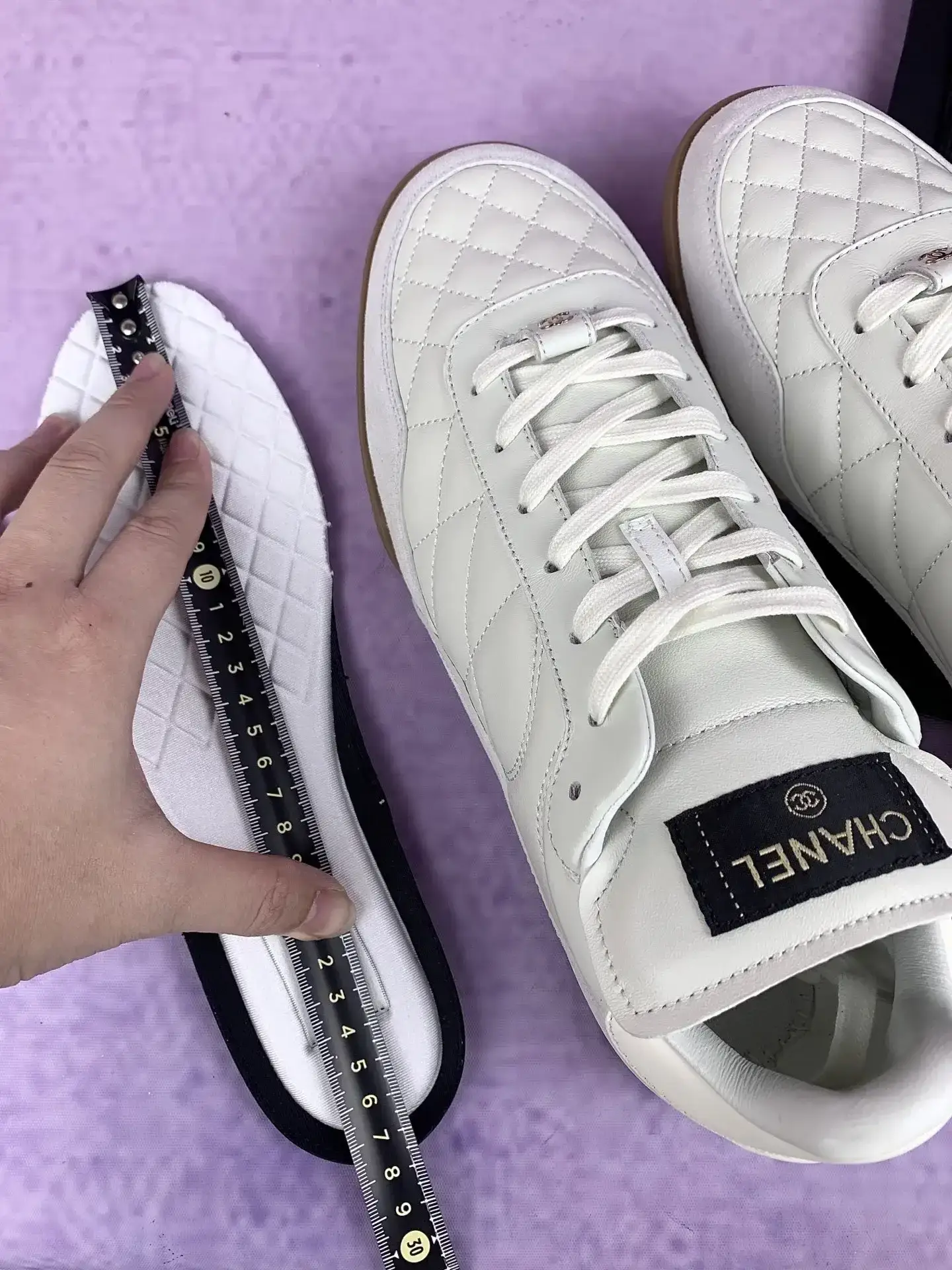 CHANEL Sneakers Calfskin & Suede Goatskin product photo from LabelPicks
