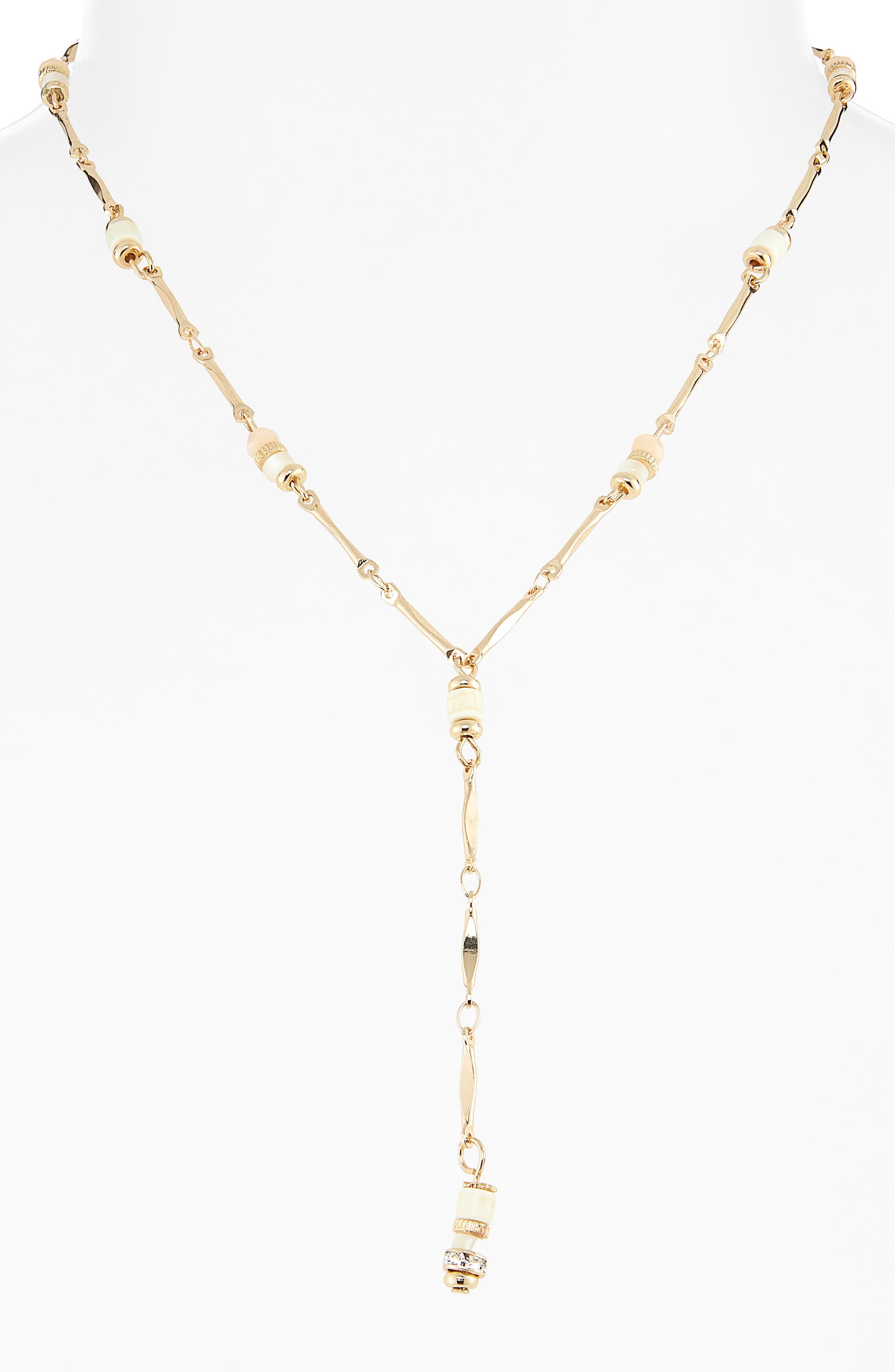 NORDSTROM RACK Beaded Y-Necklace