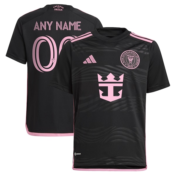 Inter Miami CF adidas Youth 2024 La Noche Replica Custom Jersey - Black