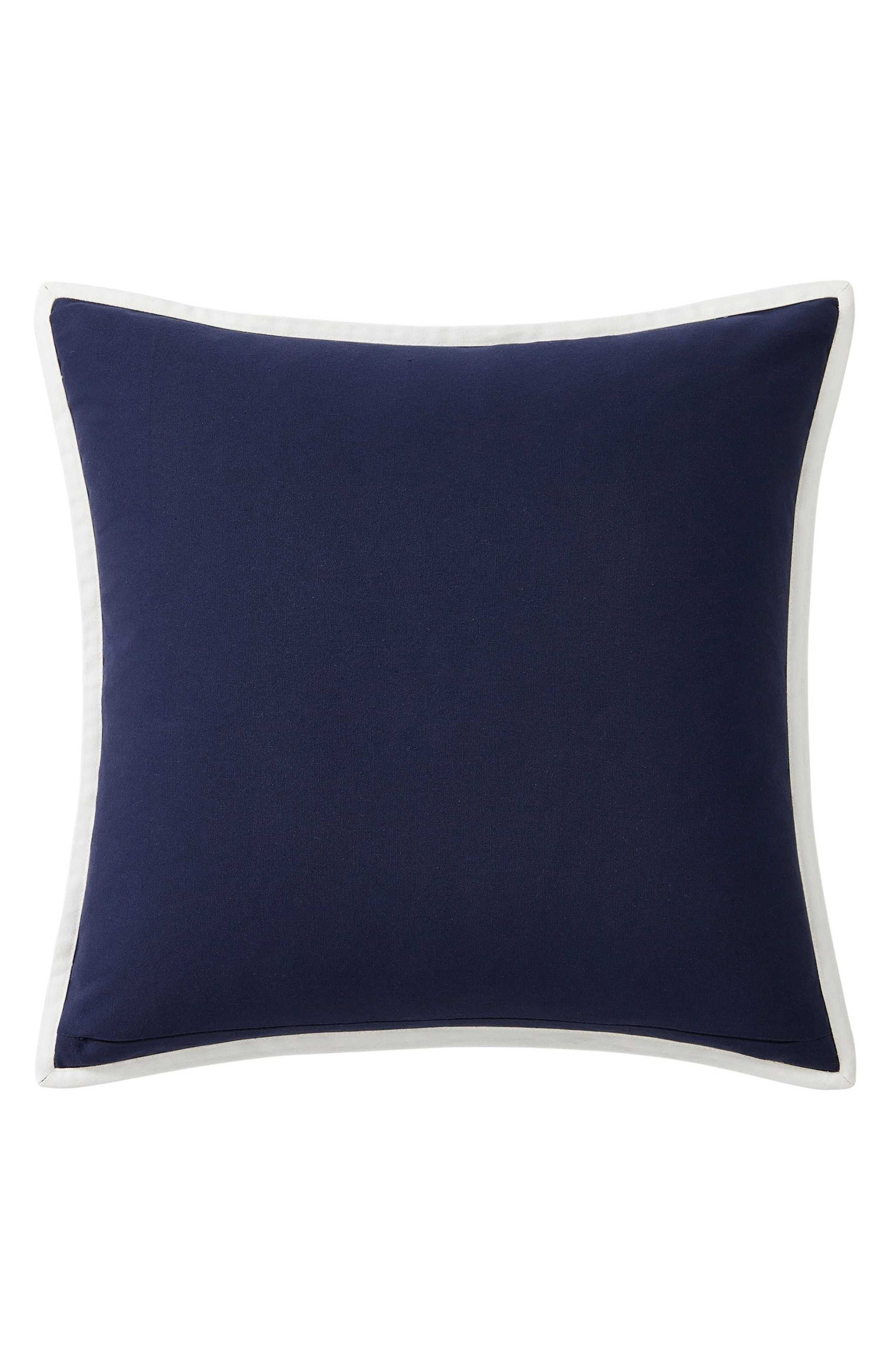 Tommy Hilfiger Swim Shop Monogram Cotton Accent Pillow
