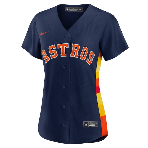 Houston Astros Nike Women's Alternate Replica Player Jersey - Navy