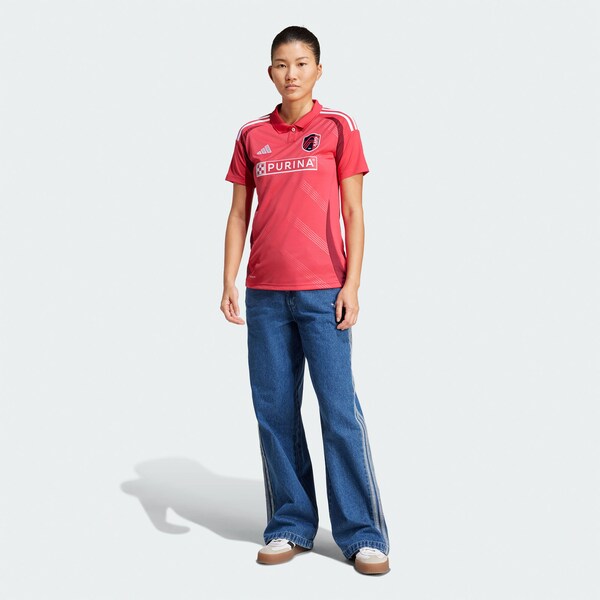 St. Louis City SC adidas Women's 2025 Forever CITY Red Replica Jersey - Red