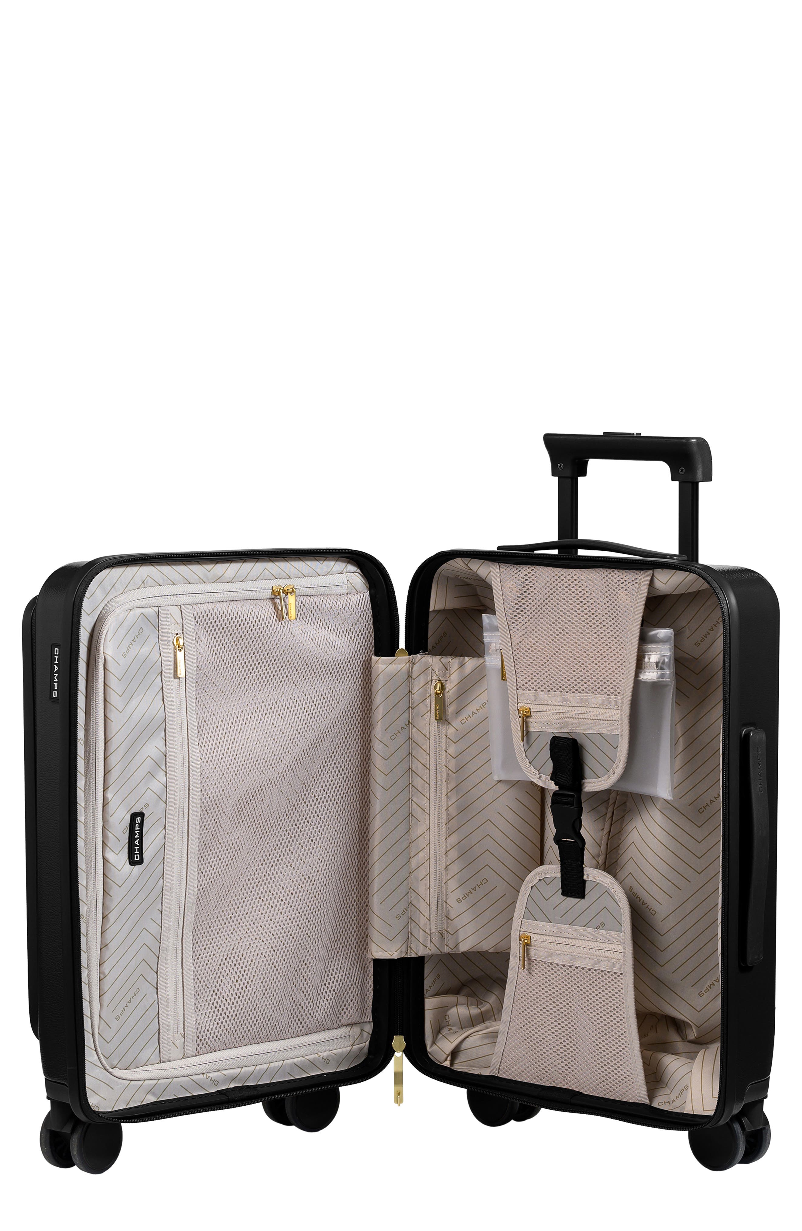 CHAMPS Onyx 21.5-Inch Expandable Hardside Spinner Carry-On
