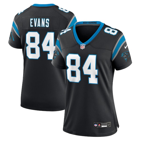 Mitchell Evans Carolina Panthers Nike Women's Team Game Jersey -  Black