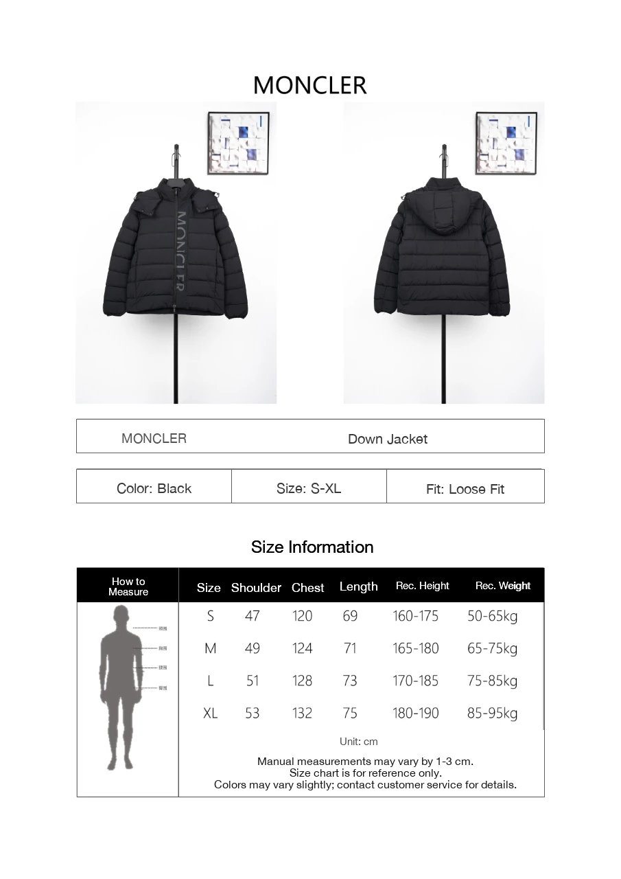 Moncler Black Detachable-Hood Down Jacket product photo from LabelPicks