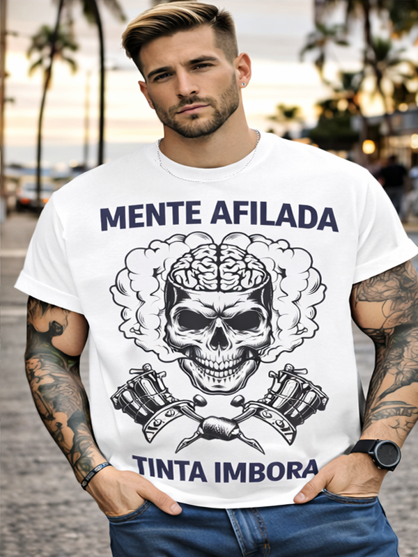 Remera Calavera Tattoo | Streetwear Dark Unisex