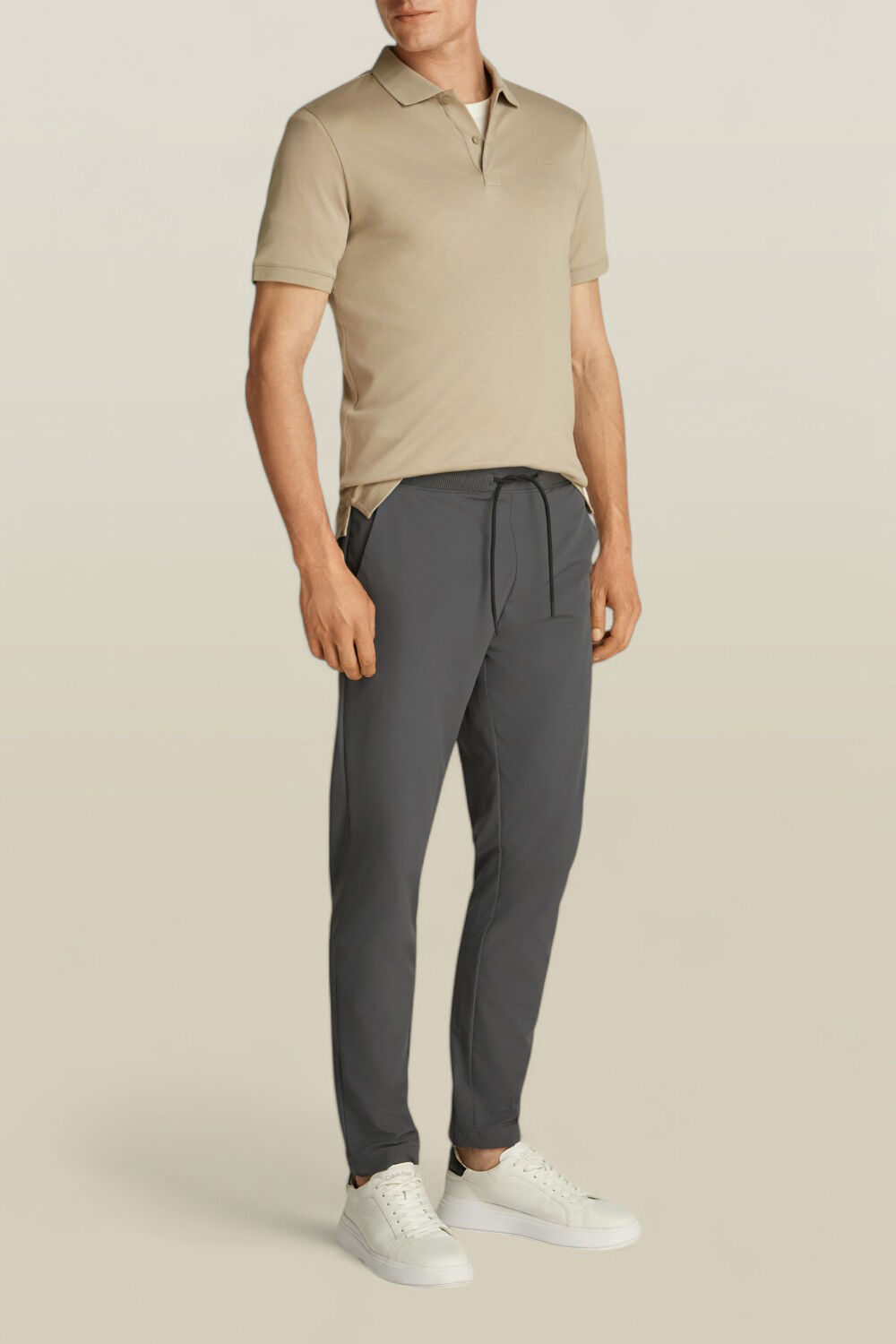 CALVIN KLEIN מכנסי ג'וג ארוכים
