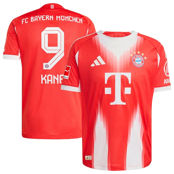 Harry Kane Bayern Munich adidas 2025/26 Home Authentic Jersey - Red/White