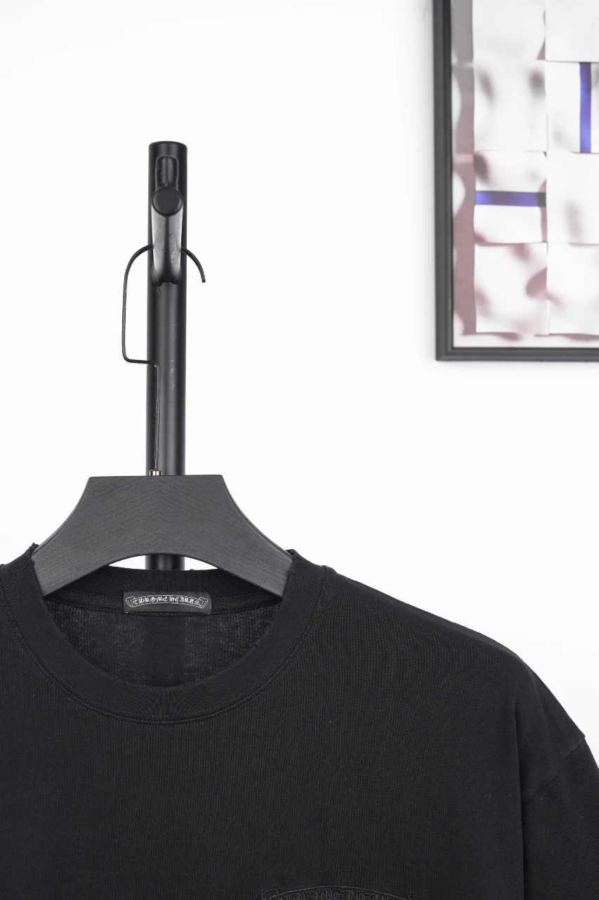 Chrome Hearts Black Embroidered Applique Crewneck T-Shirt product photo from LabelPicks