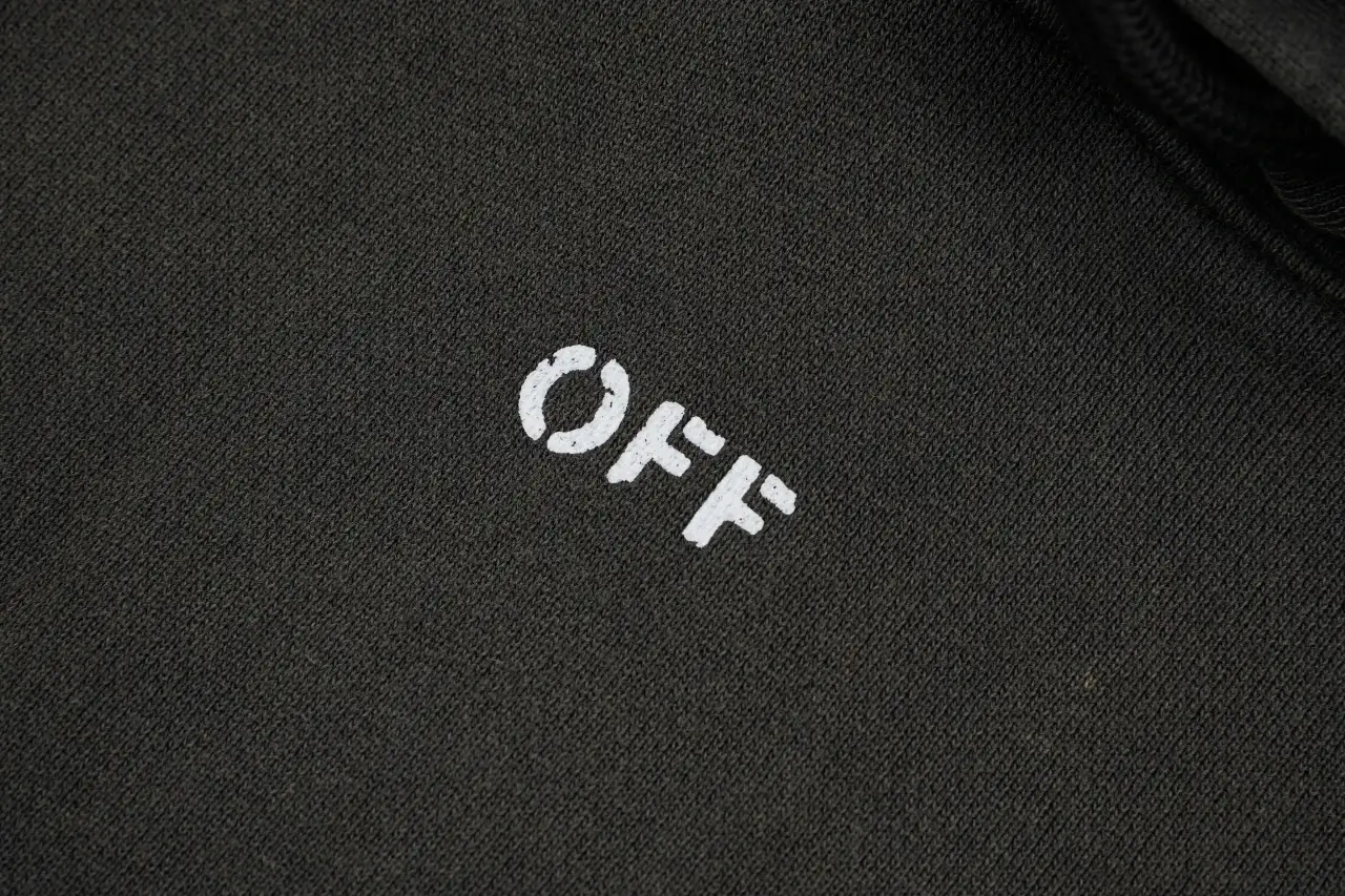 Off-White Black Madonna Painting Back Graphic Hoodie product photo from LabelPicks