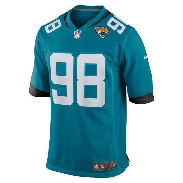 Jordan Jefferson Jacksonville Jaguars Nike Team Game Jersey -  Teal