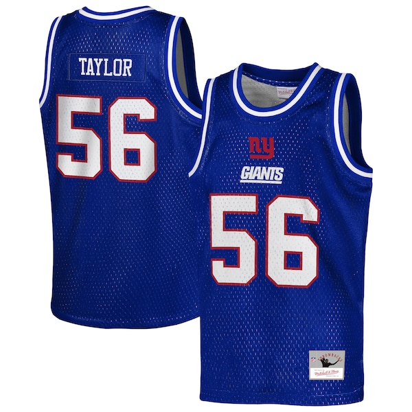 Lawrence Taylor New York Giants  Youth Retired Player NFL Basketball Fashion Jersey - Royal