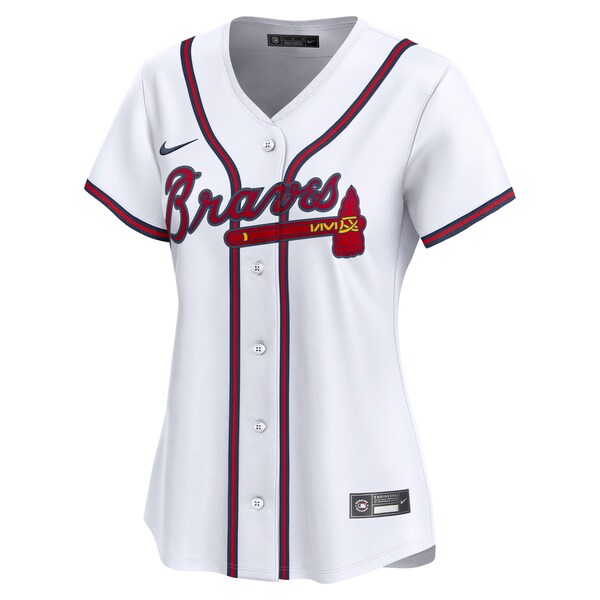 Atlanta Braves Nike Women's Home Limited Custom Jersey - White