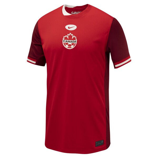 Canada Soccer Nike Youth 2024 Home Replica Jersey - Red