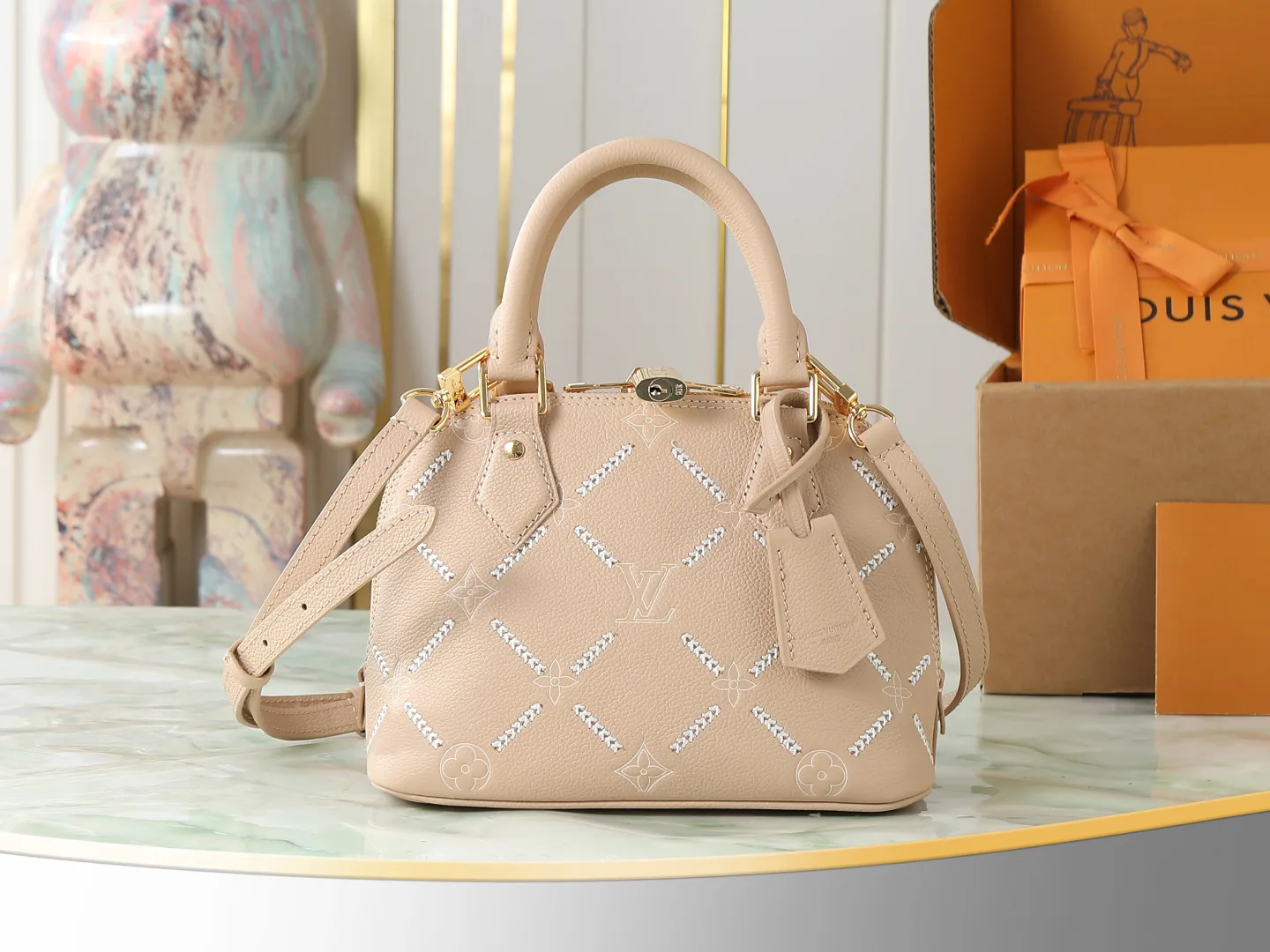 Louis Vuitton Brown Alma Quilted Leather Top Handle Bag product photo from LabelPicks