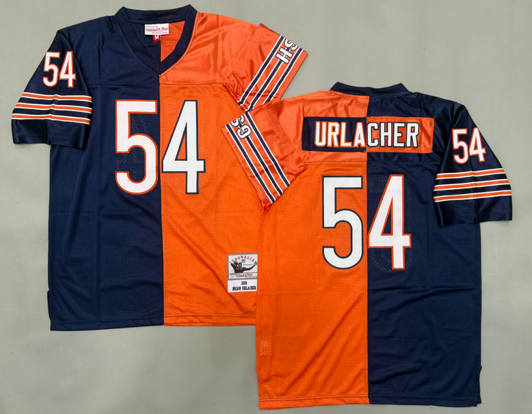 Urlacher Chicago Bears Authentic Split Throwback Retired Player Jersey