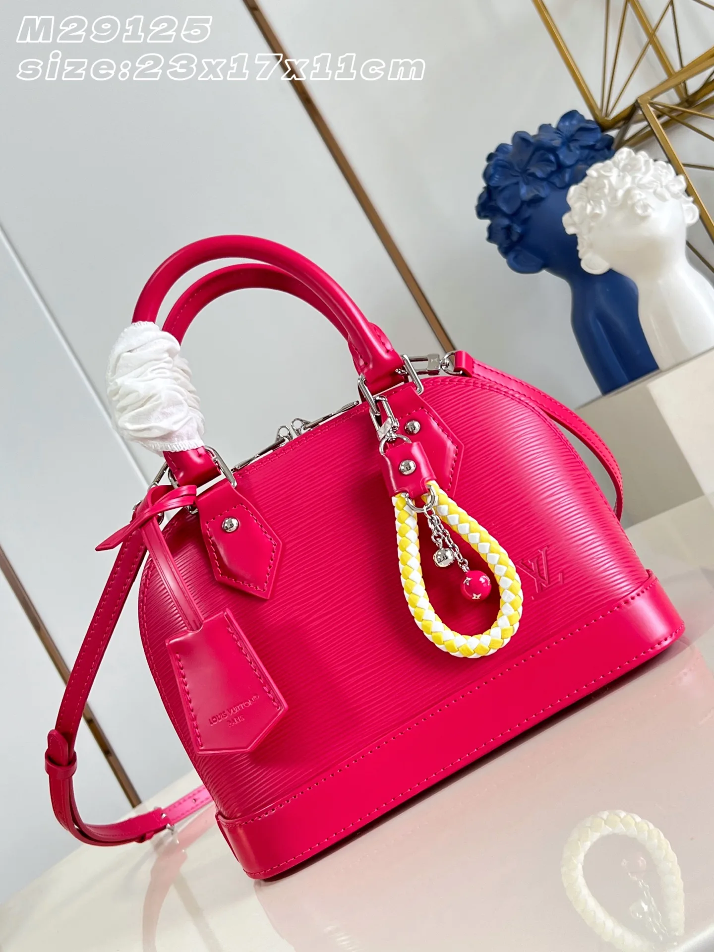Louis Vuitton Red Alma Top Handle Bag product photo from LabelPicks