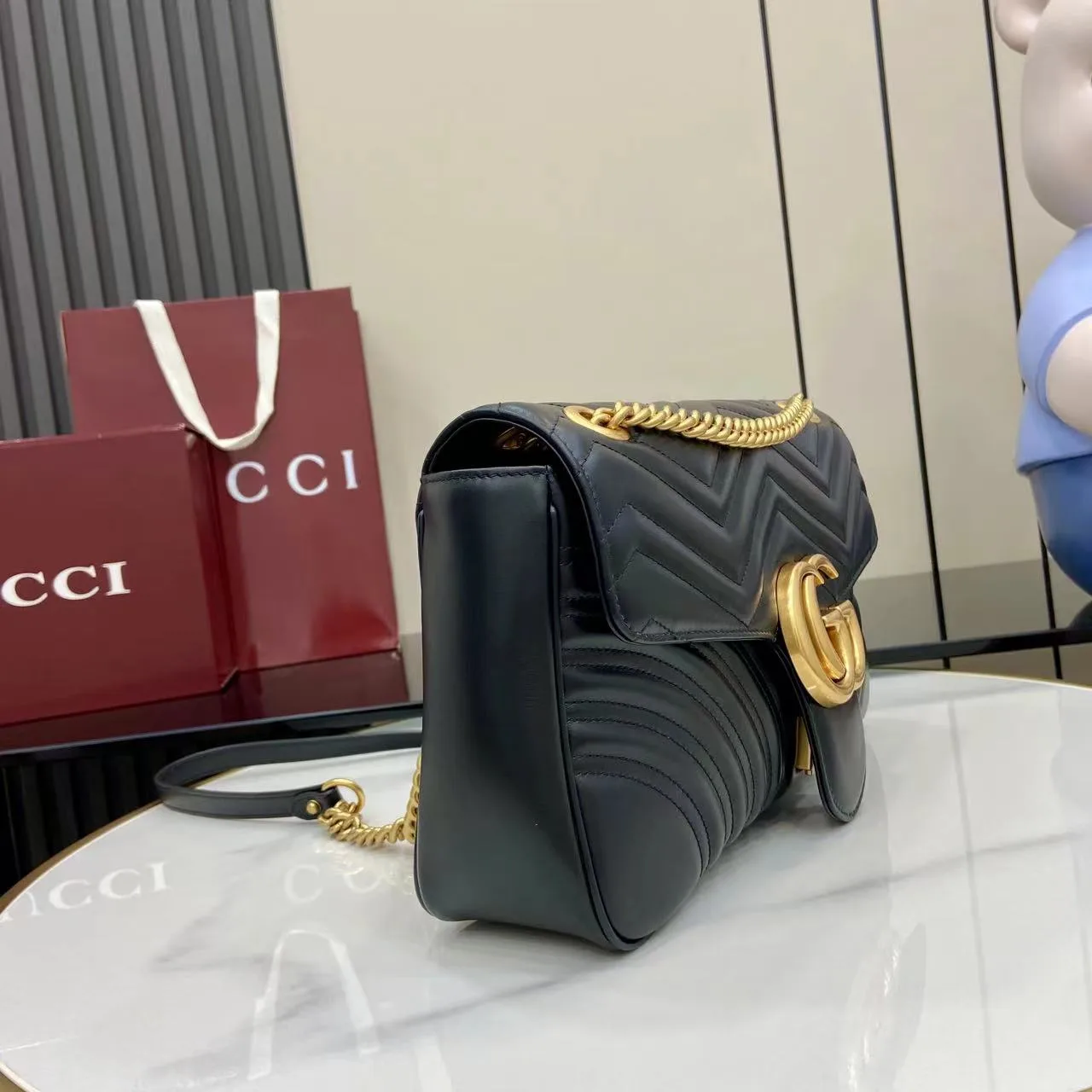Gucci Black Marmont Crossbody Bag product photo from LabelPicks