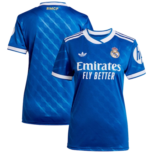 Los Merengues adidas Women's 2025/26 Third Replica Jersey - Blue