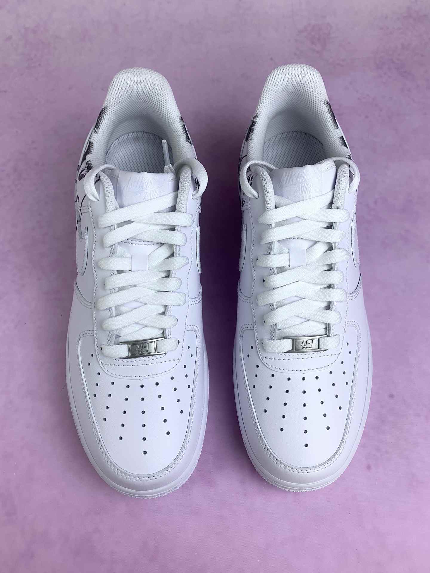 Supreme x Comme des Garçons SHIRT x Nike Air Force 1 Low Shoes