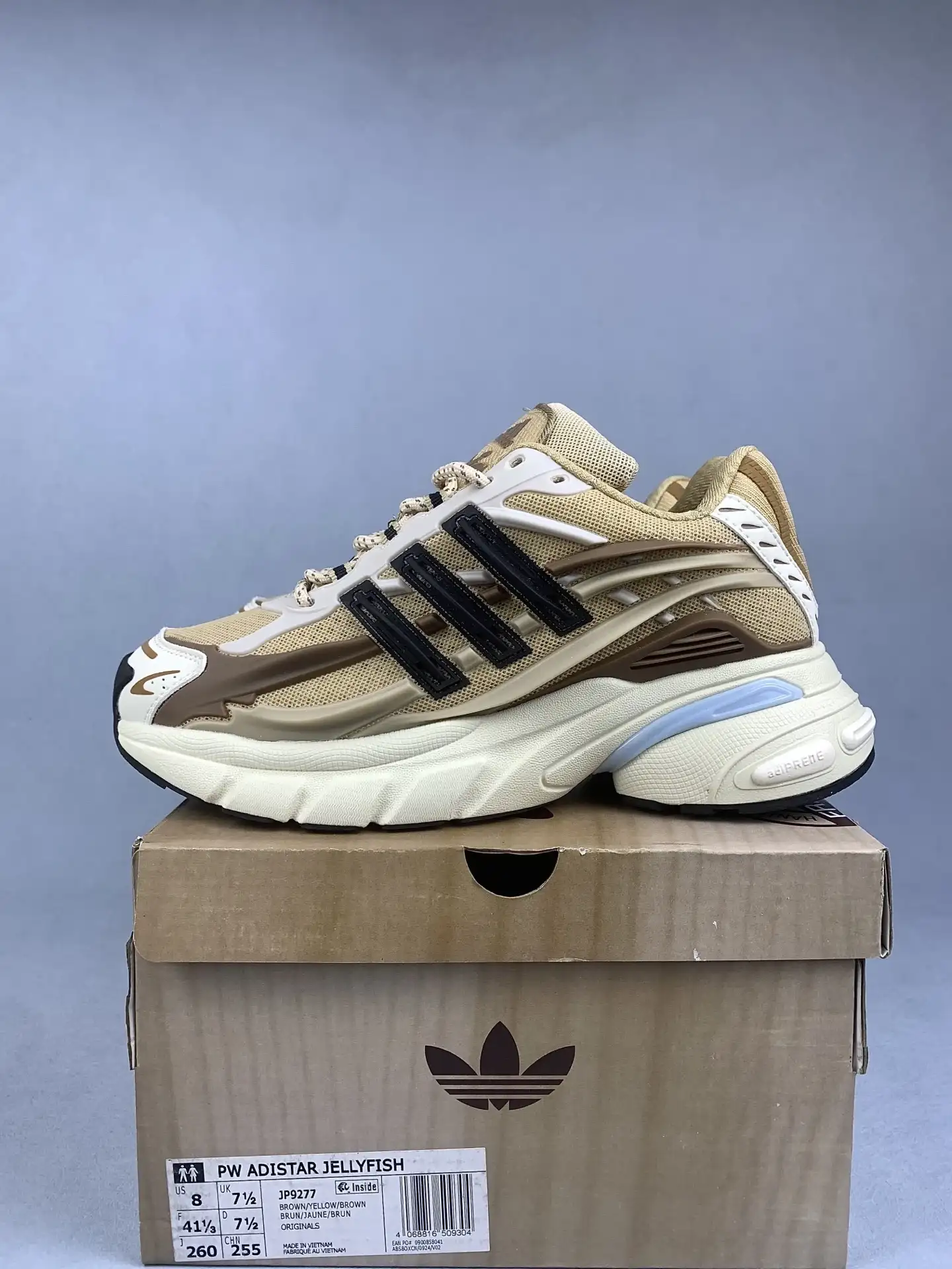 Pharrell Williams x adidas Adistar Jellyfish White Brown Black Shoes product photo from LabelPicks