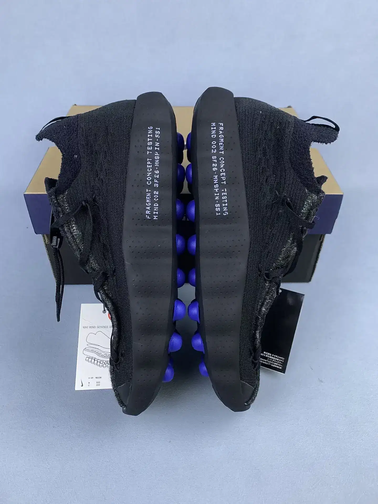 Nike Mind 002 x Fragment 'Black' Shoes product photo from LabelPicks