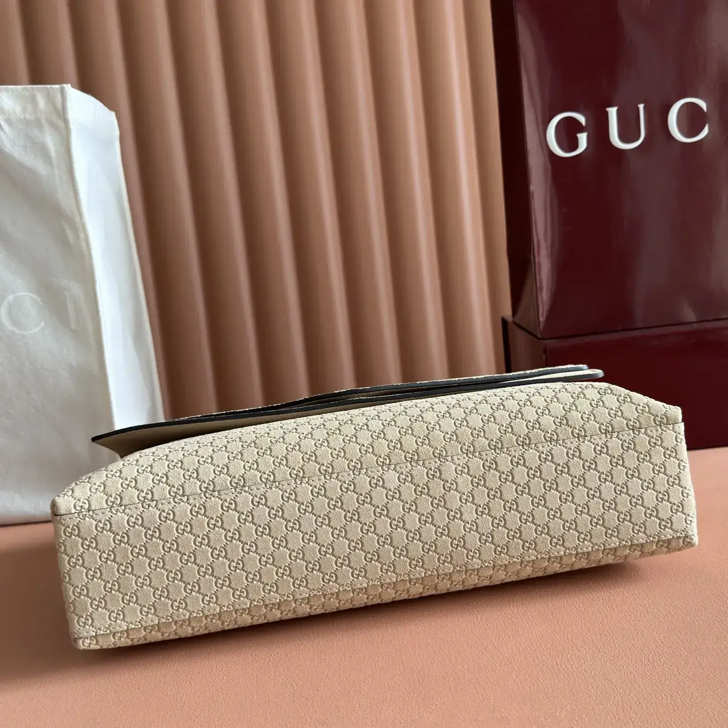 Gucci Beige GG Supreme Canvas Shoulder Bag product photo from LabelPicks
