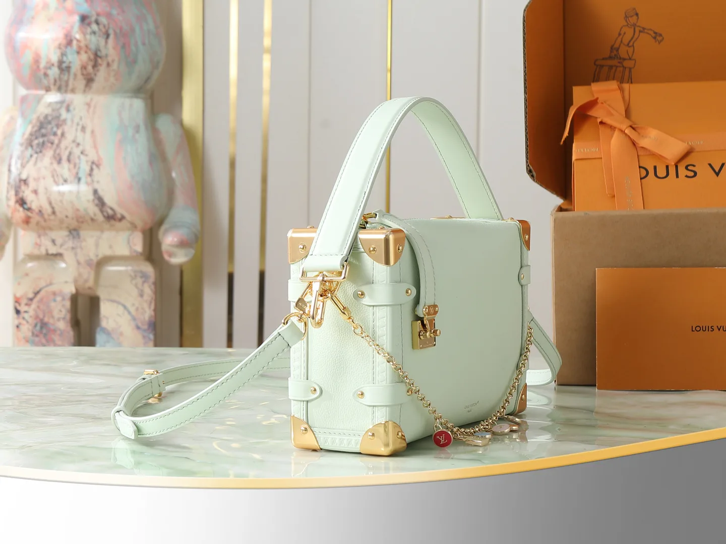 Louis Vuitton White Calfskin Top Handle Bag product photo from LabelPicks