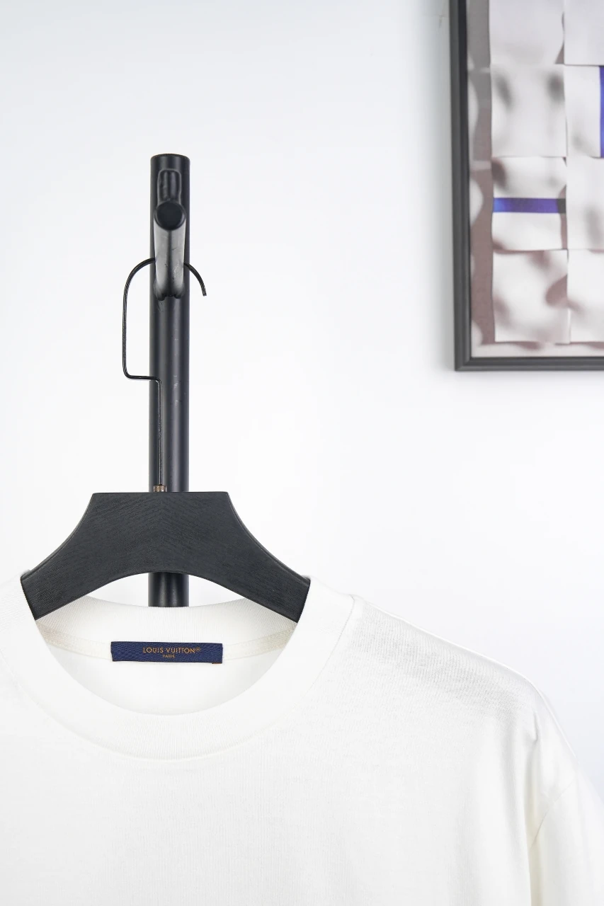 Louis Vuitton White Snakes Ladders Damier Number Print T-Shirt product photo from LabelPicks