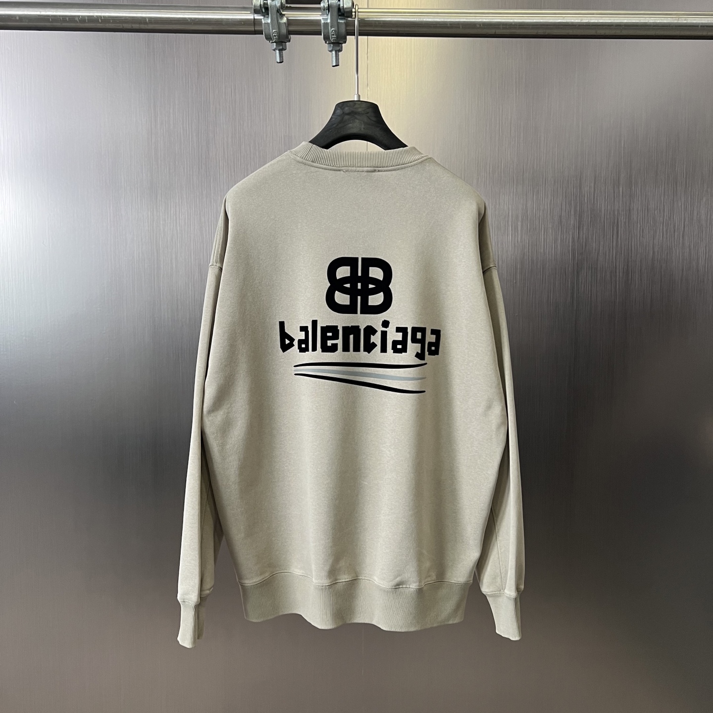 1022 Simple Print Sweatshirt set