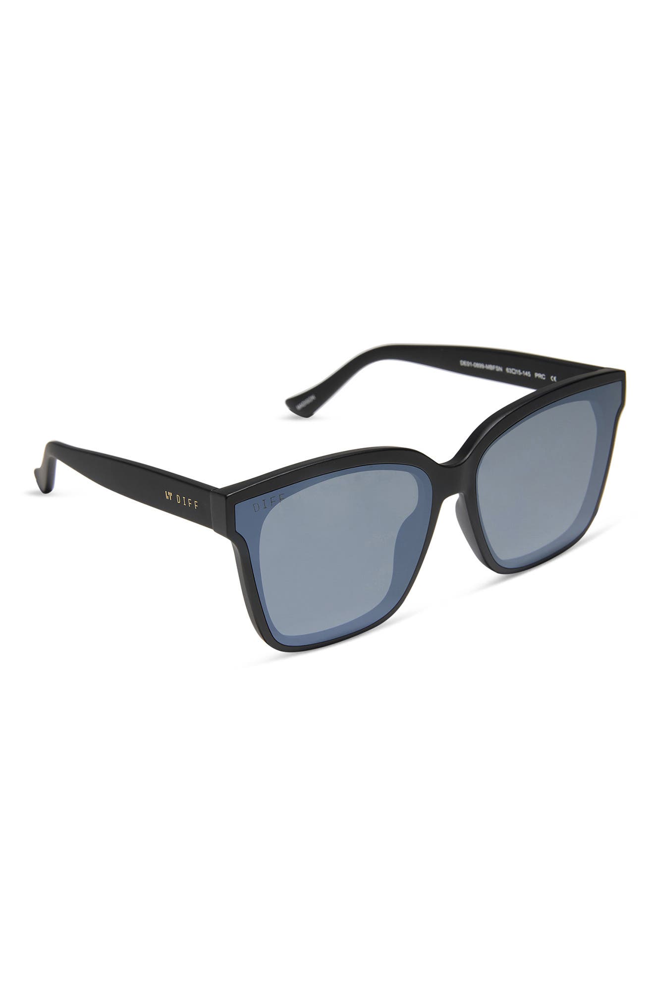 DIFF Madison 63mm Oversize Square Sunglasses