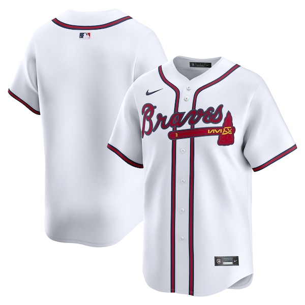 Atlanta Braves Nike Home Limited Jersey - White