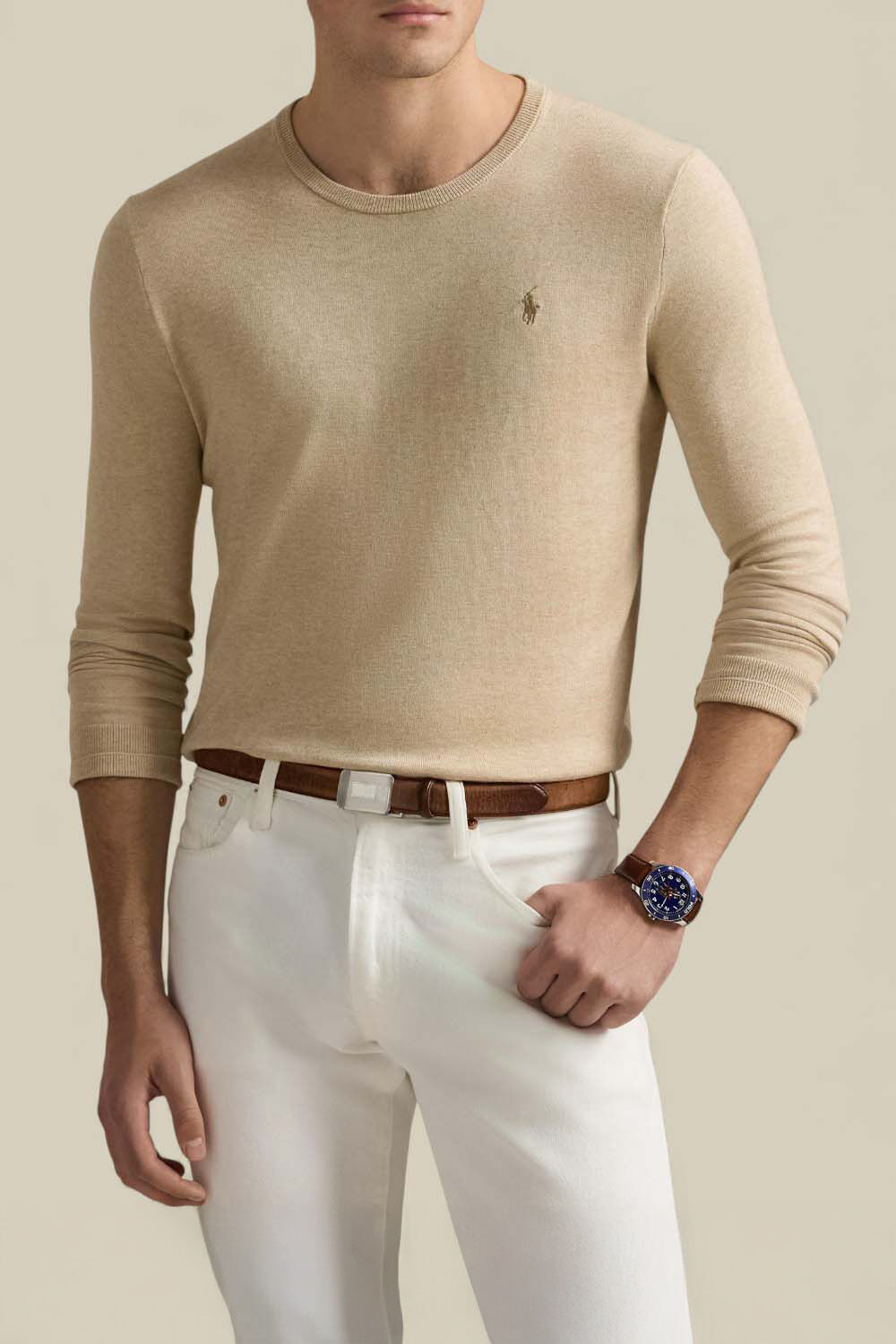 POLO RALPH LAUREN סריג כותנה
