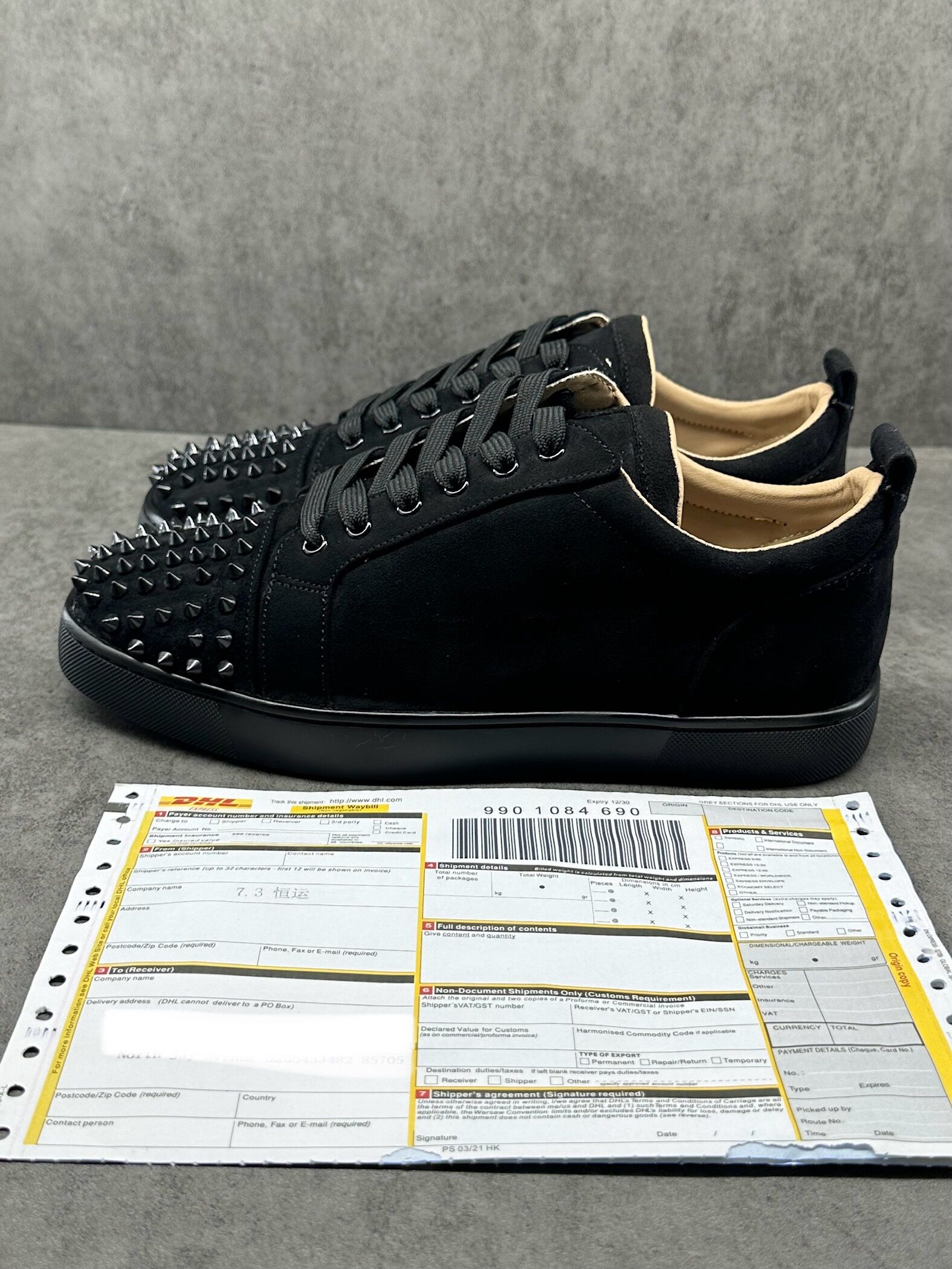 CHRISTIAN LOUBOUTIN LOUIS JUNIOR SPIKES