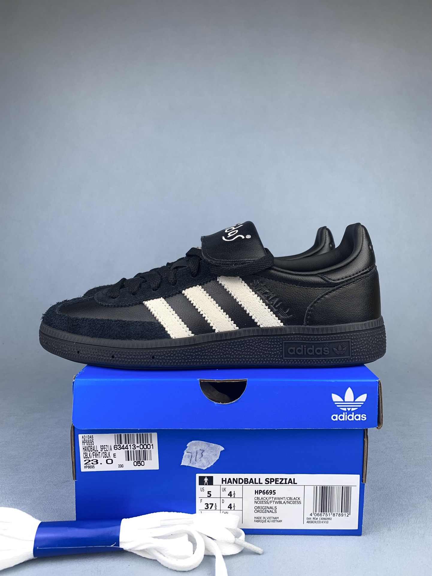 SHUKYU x E-WAX x adidas Handball Spezial Black Shoes