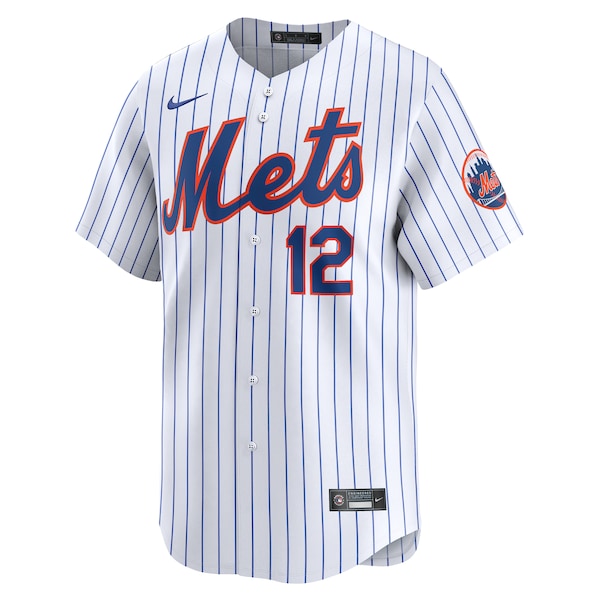 Francisco Lindor New York Mets Nike Youth Home Limited Player Jersey - White