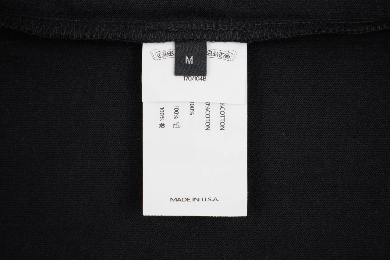 Chrome Hearts Black Sanskrit Embroidered Pocket Long Sleeve T-Shirt product photo from LabelPicks