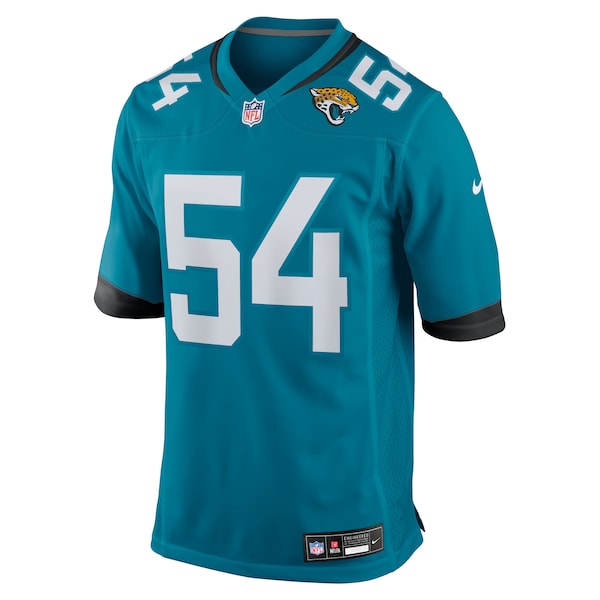 Jack Kiser Jacksonville Jaguars Nike Team Game Jersey -  Teal