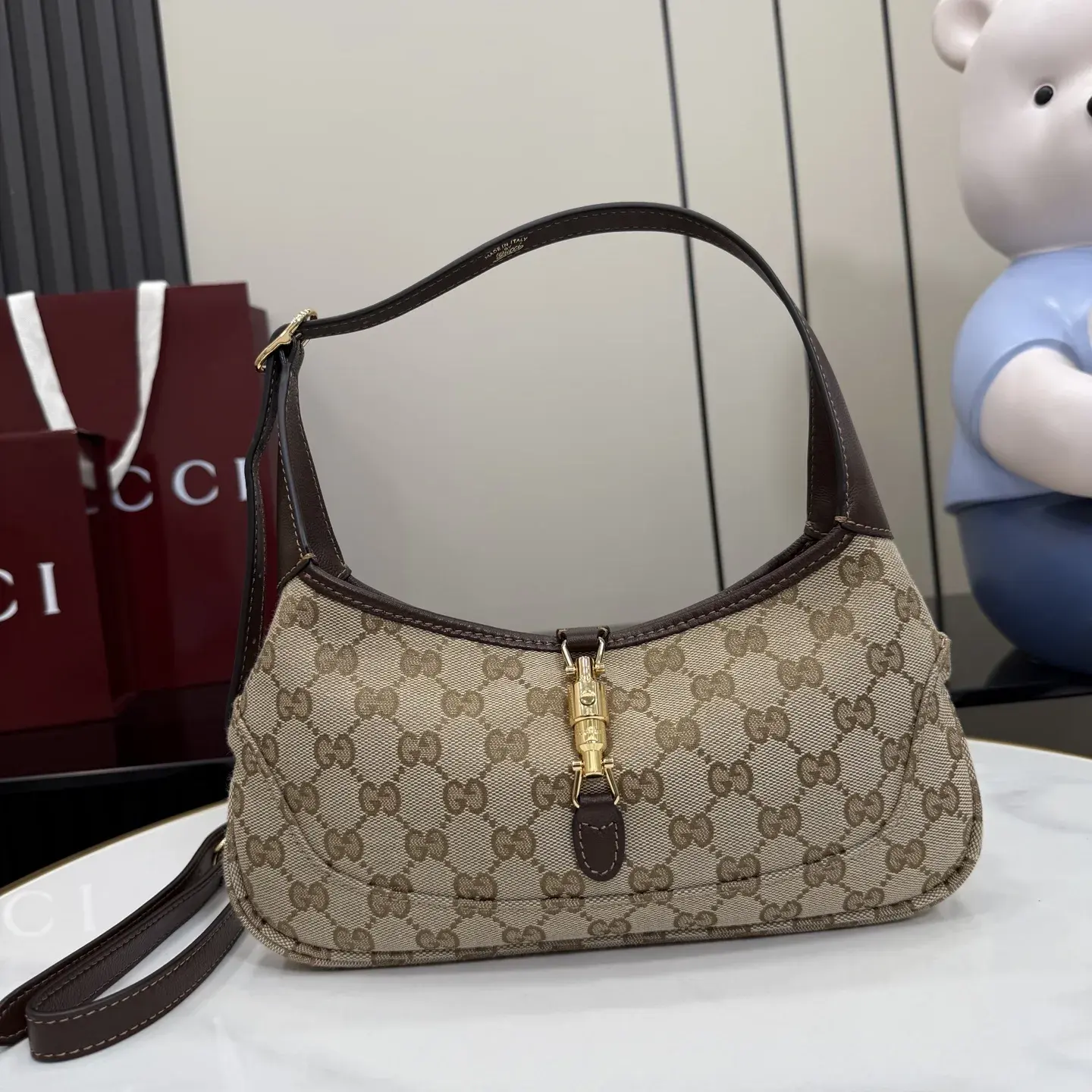 Gucci Brown Jackie Quilted Leather Shoulder Bag product photo from LabelPicks