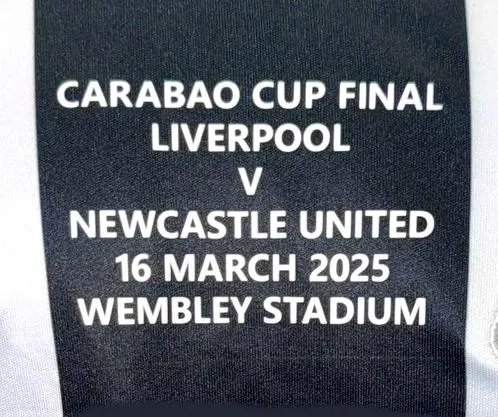 Newcastle FULL 2024 SIGNED Newcastle Jersey Carabao Cup Winners 24/25 - COA